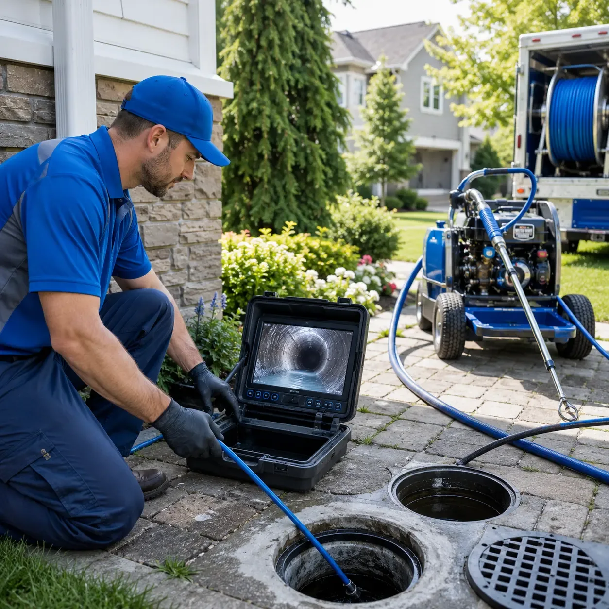 Outdoor drain cleaning professionals serving West Fargo, ND